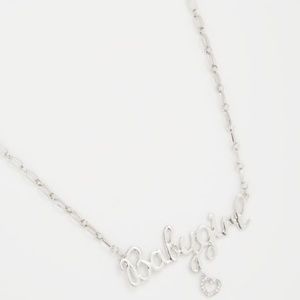 Silver Baby Girl Necklace